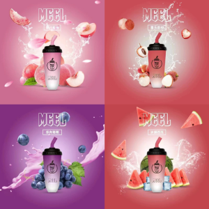 【MEEL 奶茶杯電子煙】拋棄式6000口大容量｜多口味選擇｜台灣現貨快速出貨