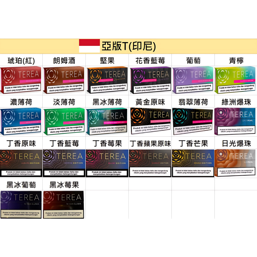 TEREA 加熱煙 亞洲版 TEREA 菸彈|ILUMA 專用系列|亞T 不燃燒加熱菸|台灣推薦711到付 2 TEREA 加熱煙 亞洲版 TEREA 菸彈|ILUMA 專用系列|亞T 不燃燒加熱菸|台灣推薦711到付 - 图片 2