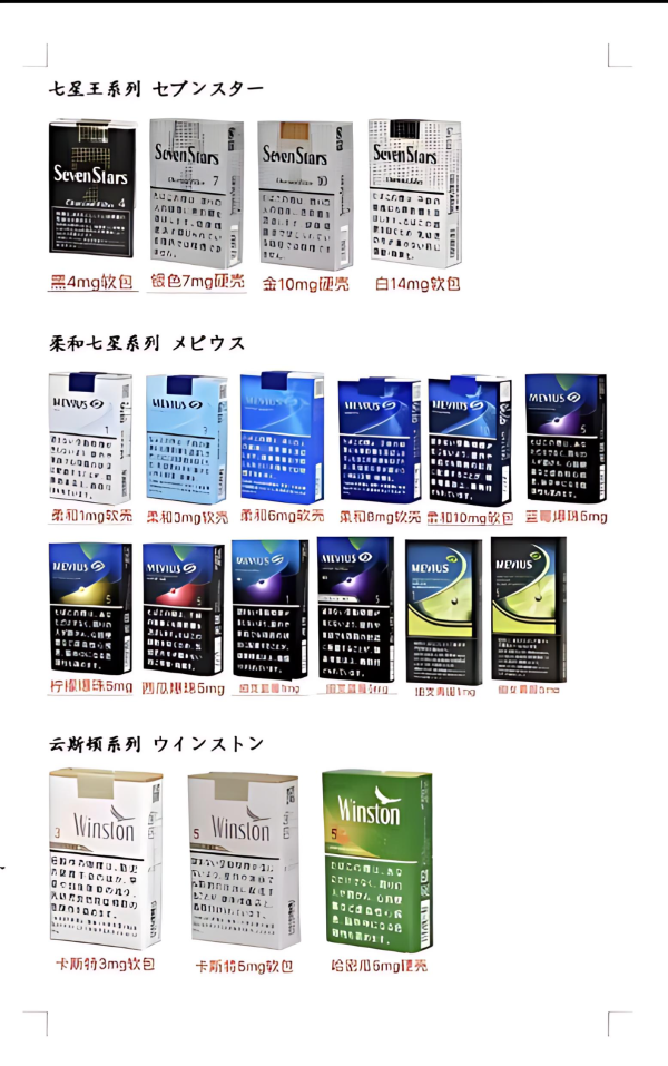 日本紙煙｜ribenqixing七星、駱駝、梅比烏斯、和平香煙｜頂級日本稻子｜台灣現貨 7-11到付 - 图片 4