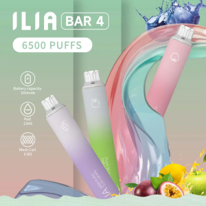 【ILIA BAR4 6500 Puffs】一次性電子煙/拋棄式 哩啞4代 持久電量 台灣現貨