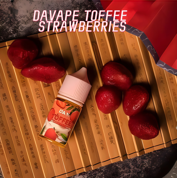 DAVAPE TOFFEE STRAWBERRIES 草莓太妃糖煙油 30ml/60ml (0/30mg) | 台灣現貨 711到付