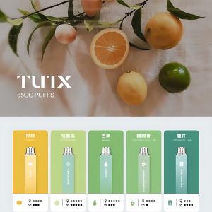 【TUTX 6500 Puffs】抛棄式電子煙|-次性大容量煙样|台灣現貨快速出貨
