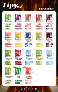 【Fipy 一代果派煙彈】通用霧化彈|買6盒送主機|台灣糖果口味推薦|現貨快速出貨 5 Fipy 一代果派煙彈